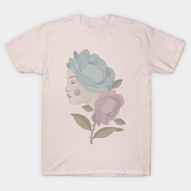 Blooming T-Shirt by maniacodamore